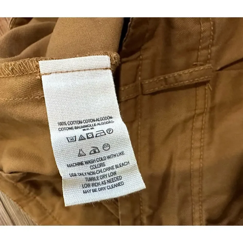Free People Khaki High‎ Rise Pleated Pants – Size 6